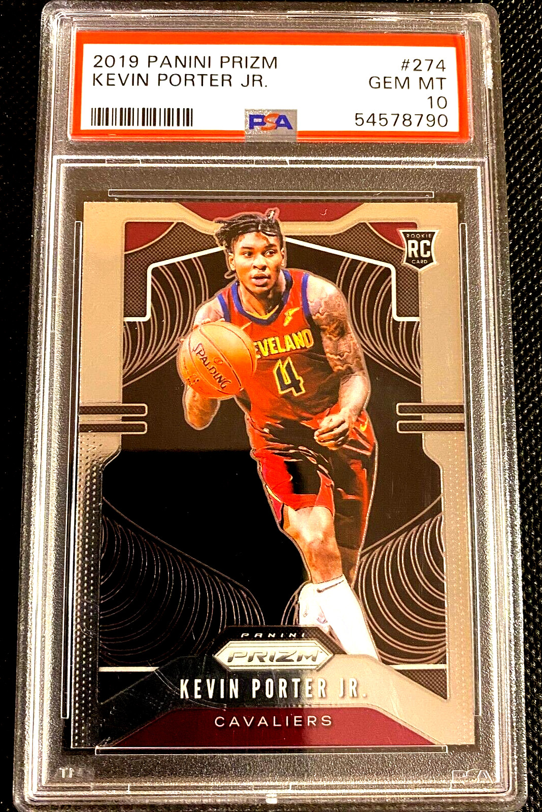 ROOKIE PSA 10 GEM MINT 2019 KEVIN PORTER JR. PANINI PRIZM BASE #274 RC G5329