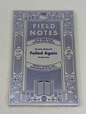 Field Notes FOILED AGAIN 3x 48 pg Ruled Memo ...