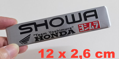 Alu Aufkleber SHOWA Team Yoshimura HONDA Gabel Mono Auspuff Motorrad Suspension
