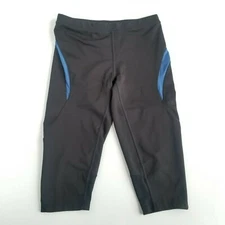 Saucony Women's Capri Cropped Black Active Spinning Running Cycling Pants XS