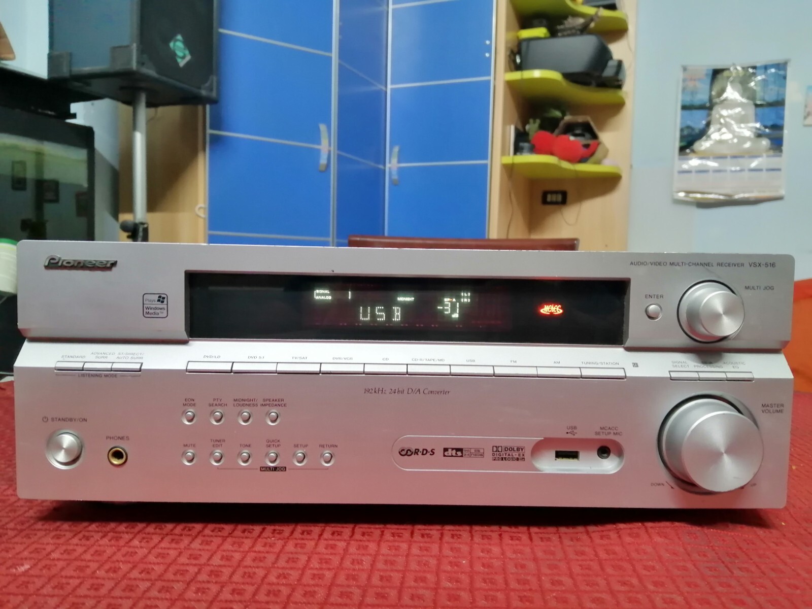 Sintoamplificatore Pioneer VSX-516-S con USB