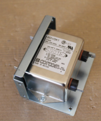 Corcom 20VDK1 EMI Filter F7620 20A 120/250V 50-60Hz
