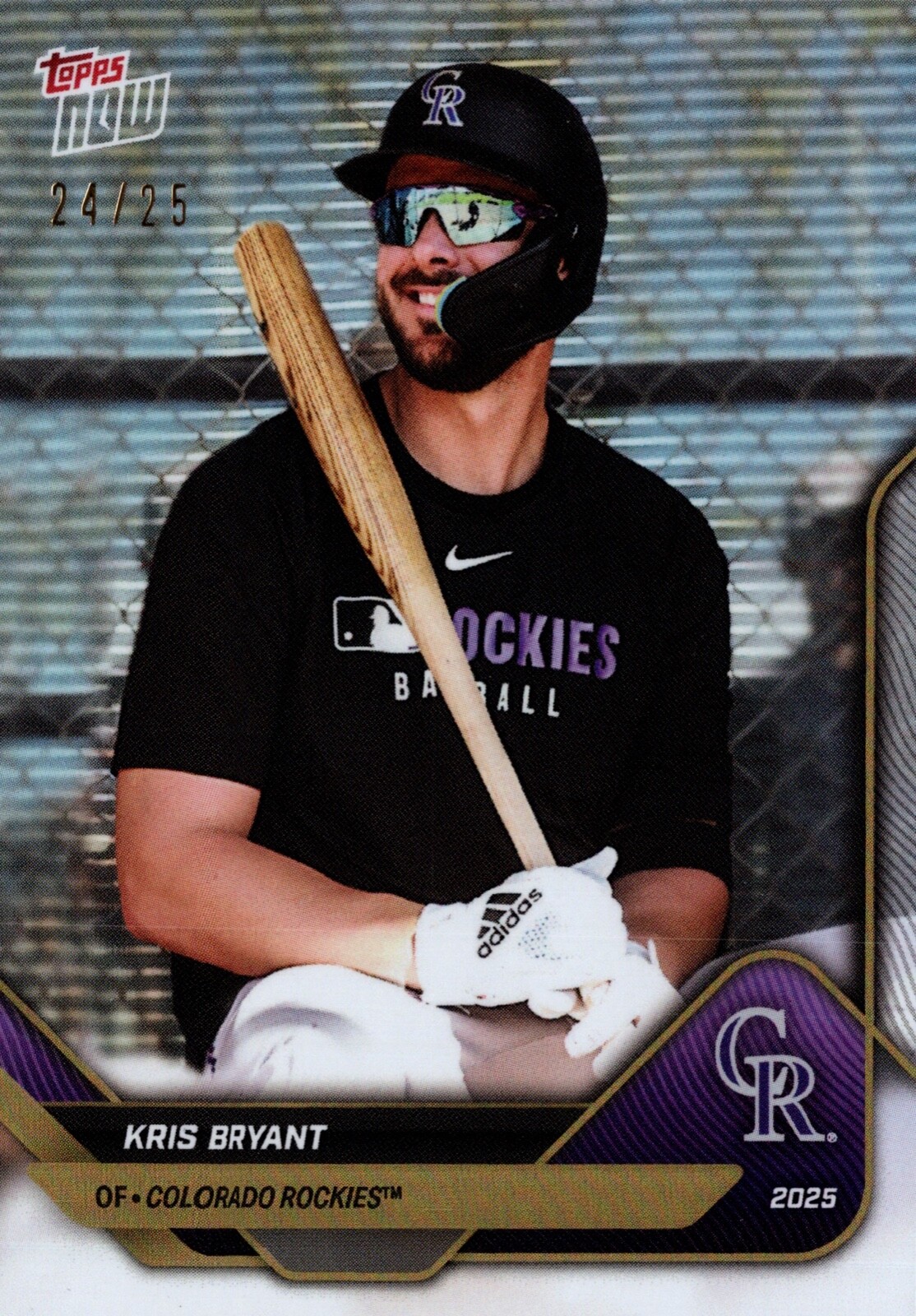 Kris Bryant #OO-265 Gold Parallel 24/25 Road To Opening Day 2025 Topps Now