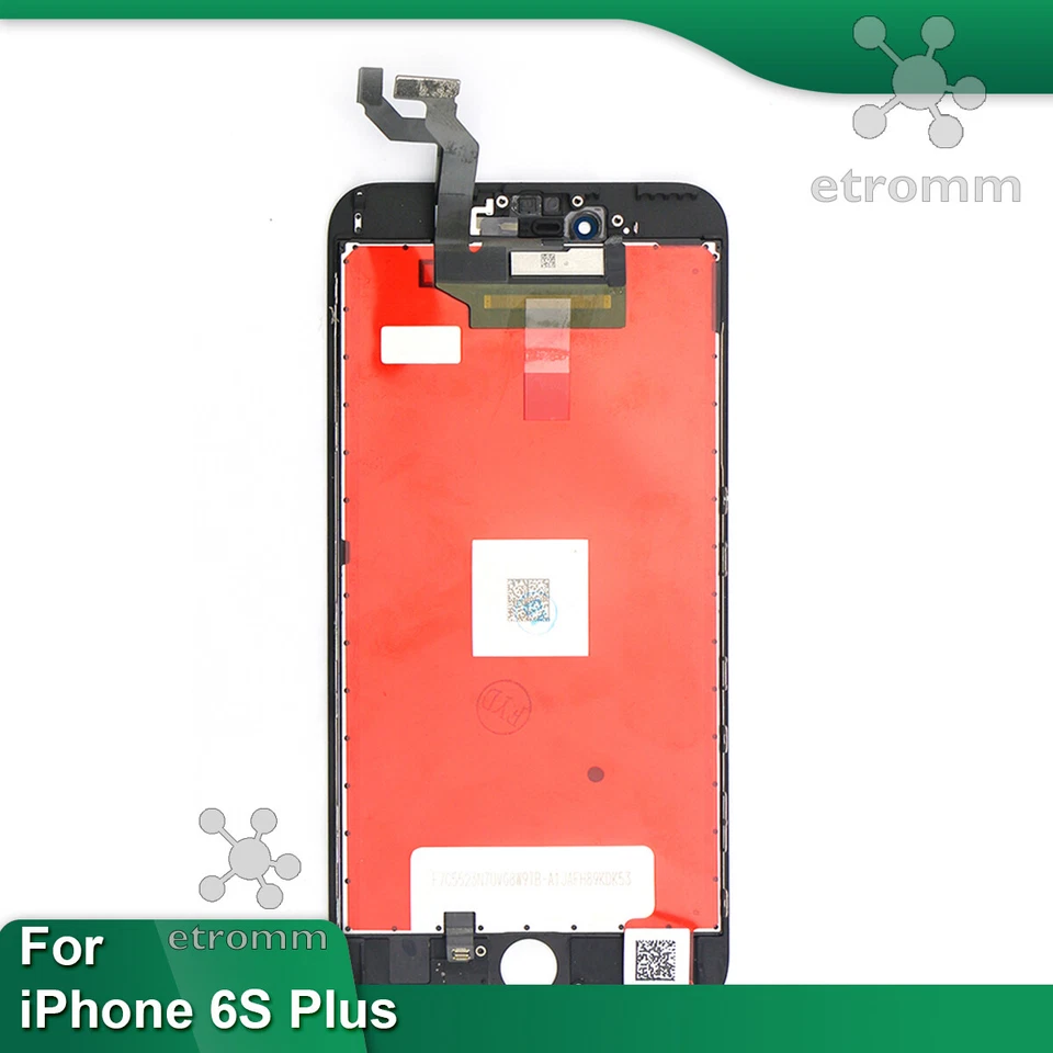 iPhone 6S Plus LCD Display Touch Screen Digitizer Frame Replacement A1634 Black - Image 2 of 4