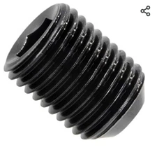  7/16-20 x 5/8" (10) Socket Set Screws, Cup point, Plain. 