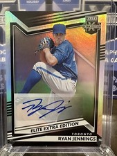 Ryan Jennings 2022 Panini Elite Extra Edition Auto Toronto Blue Jays Card Signed