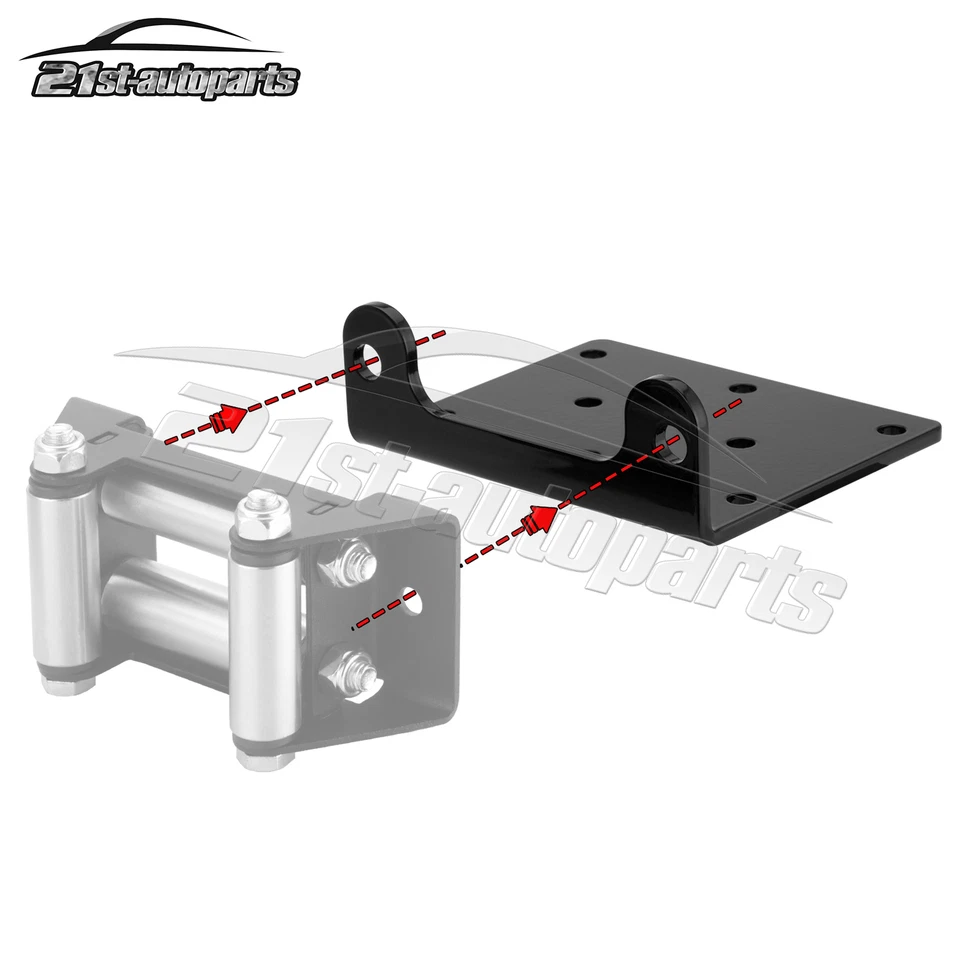 Steel Heavy Duty Winch Mount Plate Kit for 1996-2003 Polaris Sportsman 400 500 Foto 4 de 4