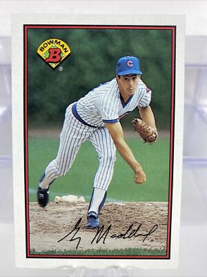 MADKID ABCカード Greg Maddux 1989 Bowman Baseball Card #284 | eBay