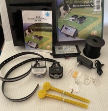 Wired Electronic Pet Fence with 2 Collars