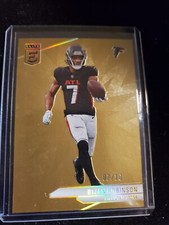 2024 Donruss Elite Football #4 Bijan Robinson GOLD  7 /10 NUMBER MATCH 