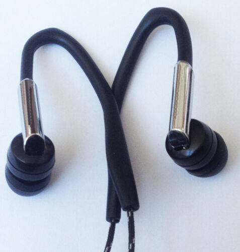 Écouteurs intra-auriculaires noirs casque de gym pour iPod iPhone 5 5s HTC Samsung Royaume-Uni  - Photo 1 sur 1