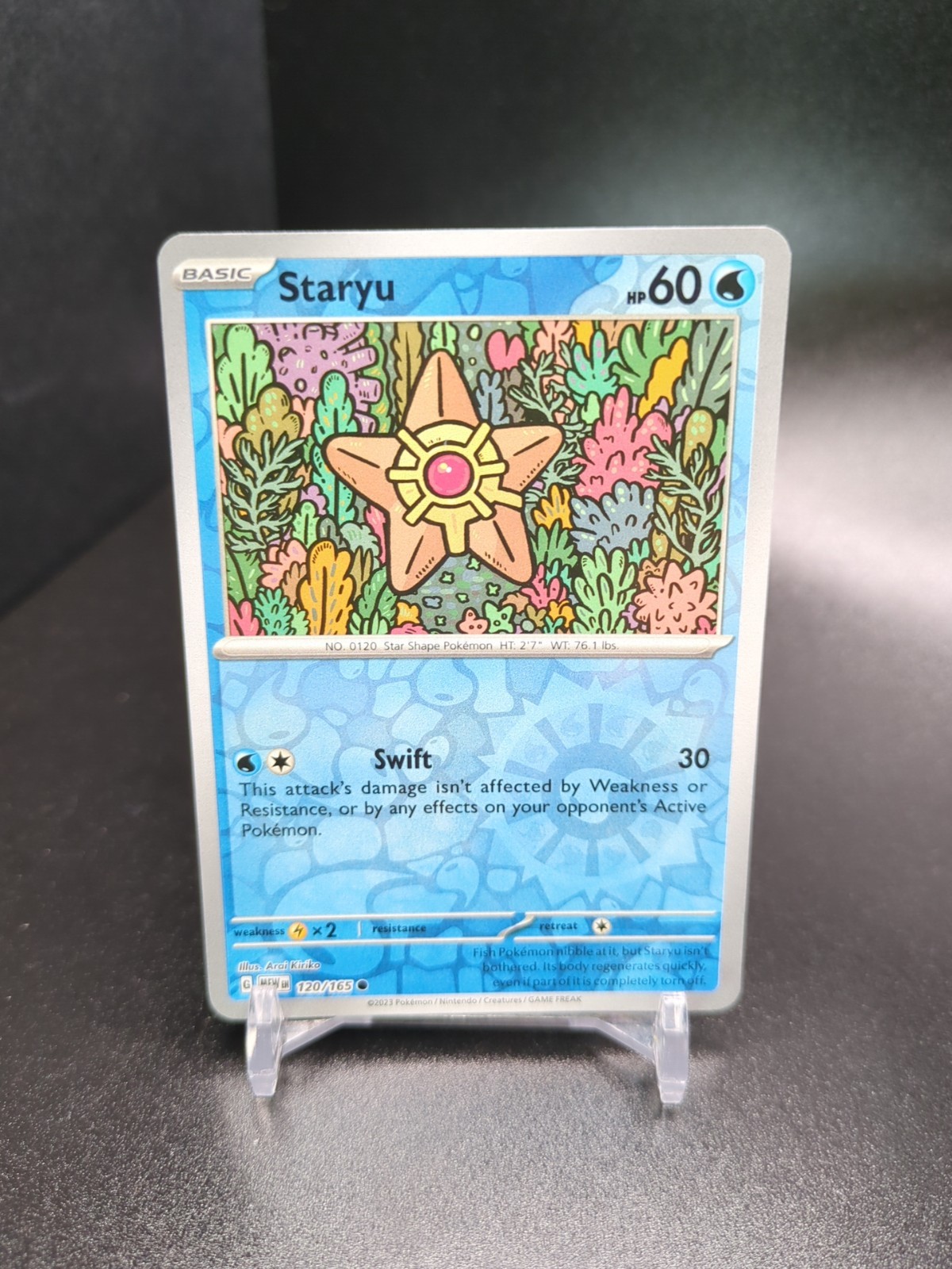 Staryu - Reverse Holo - Scarlet Violet 151 120 Rare Pokemon Card NM