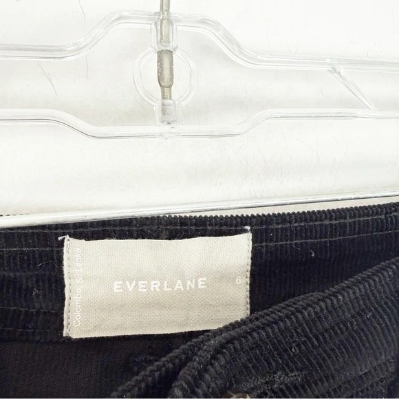 Everlane Black Wide Leg Corduroy Pant Size 6 - Image 4 of 4