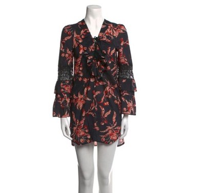 Peter Dundas Black Cherry V Neck Lace Up Dress Lace Insert Sleeves IT 40/ US 4-6 | eBay Peter Dundas Black Cherry V Neck Lace Up Dress Lace Insert Sleeves IT 40/ US 4-6 | eBay