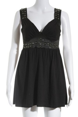 APART Trägertop Damen Top Gr. DE 34 schwarz extravaganter Stil