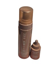 Juego de espuma autobronceadora y suero facial Brown Bee en bronceado