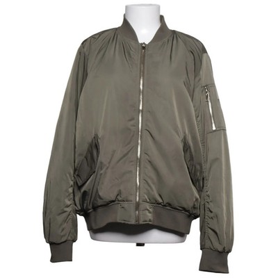 H&M, Bomberjacke, Damen, Größe: 42, Grün, Polyester, Einfarbig #nfS