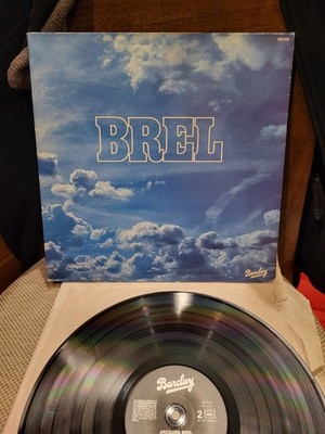 Jacques Brel LP Barclay 96 010 NM Vinyl VG+ Gatefold France 1977 Chanson Classic