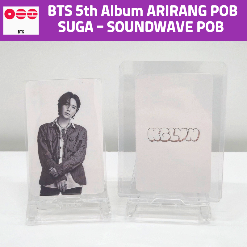 SUGA Collection] BTS ARIRANG Album POB Benefit Photocard Official