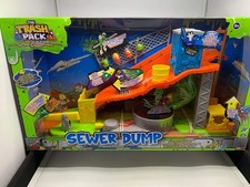 The Trash Pack Sewer Dump Toy Play Set w/ 4 Exclusive Trashies NEW SEALED UNUSED