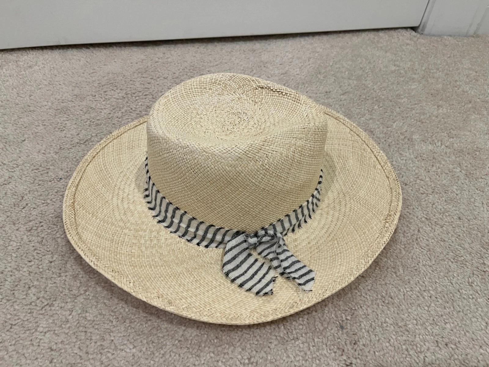 NWT Hat Attack Hayley Panama XL Straw Sun Hat
