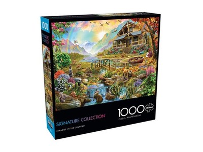 Buffalo Games jigsaw puzzle;  Paradise in the Country;  1000 pcs