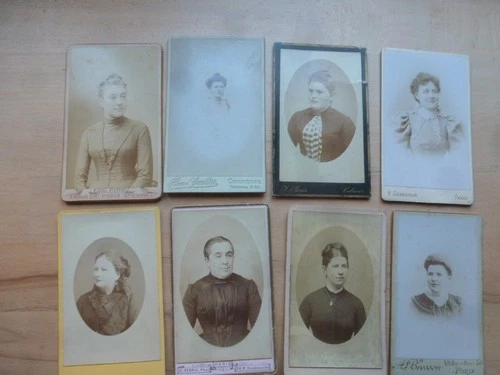 Lot 15 photos identity late 19th early 20th century Eugène PIROU - Pierre CLARET