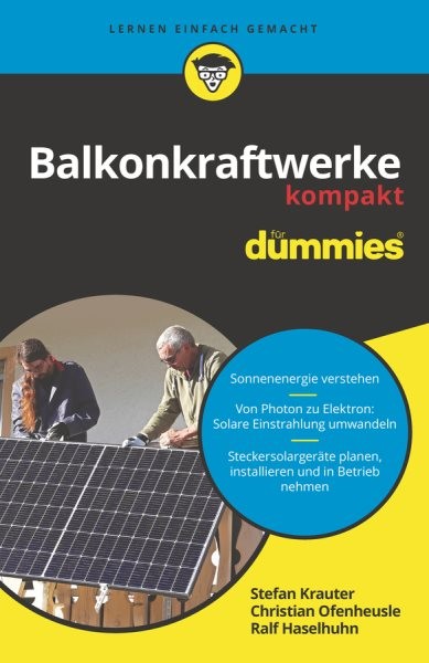 Balkonkraftwerke Kompakt Für Dummies, Brand New, Free shipping in the US