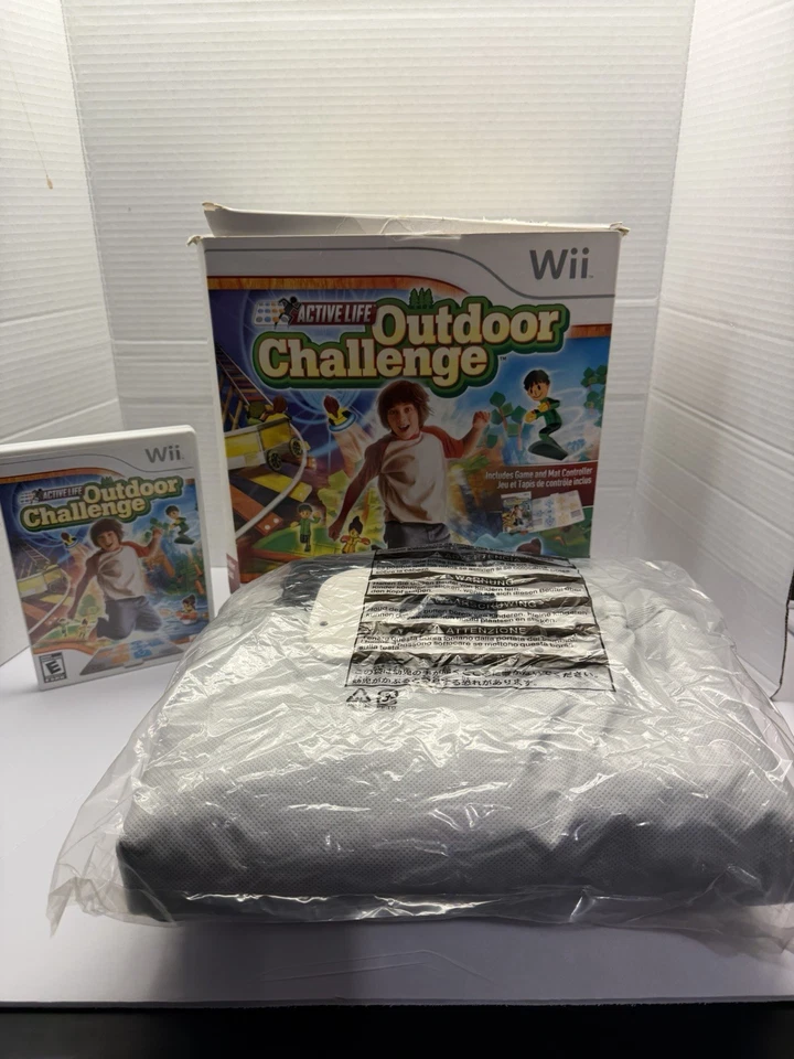 Active Life Outdoor Challenge Nintendo Wii Game w/Mat Controller . - Image 3 of 4