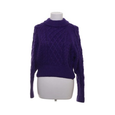 H&M, Strickpullover, Größe: S, Lila, Acryl/Polyester/Wolle, Einfarbig #UaB