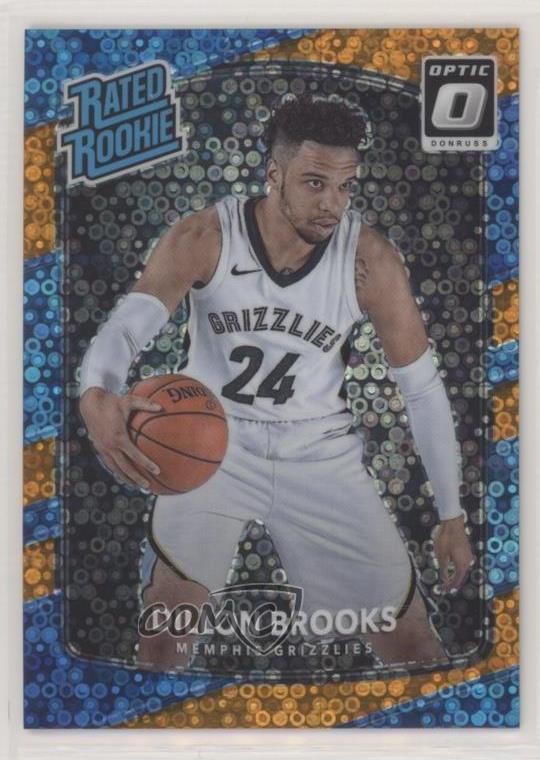 2017 Donruss Optic Rated Rookie Fast Break Orange Prizm /193 Dillon Brooks 0h4v