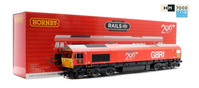 Hornby R30549TXS RailRoad Plus GBRf Class 66 Railway 200 ''Karen Harrison'' 66710