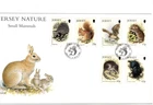 1999 JERSEY - JERSEY NATURE : SMALL MAMMALS FDC FROM COLLECTION V29
