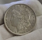 1889 US Morgan Silver Dollar $1 AU +