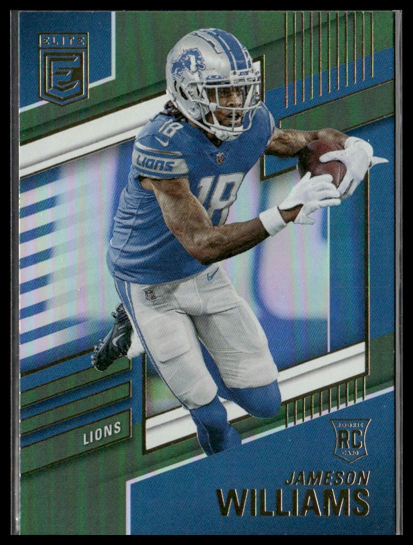 2022 Donruss Elite #121 Jameson Williams Green