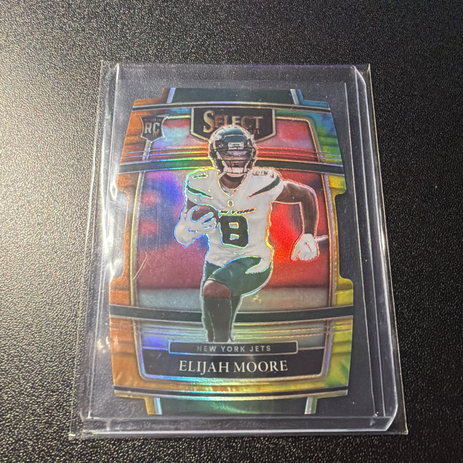 Elijah Moore RC - Tie Dye - Concourse Die Cut /25 - 2021 Select - Case Hit