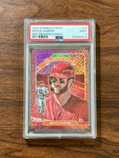 2020 Donruss Optic Bryce Harper #24 Red Dragon Choice /88 Phillies PSA 9 Mint