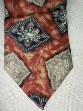 Christian Dior Monsieur Mens Tie Silk Woven In Italy Made In USA