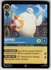 Baymax - Personal Healthcare Companion Rare Azurite Sea 156/204 Lorcana NM
