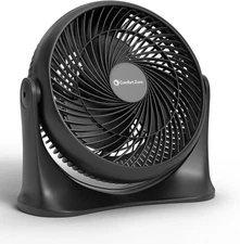 Comfort Zone 11-Inch High-Velocity Tabletop Air Circulator Fan, Quiet Personal F