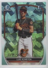 2023 Bowman Chrome Sapphire Edition Prospects Aqua 23/99 Luis Almeyda 0xh3