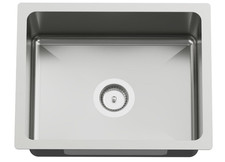 21 x 16 Inch Wide Zero Radius Sink 16 Gauge Undermount Drop in Stainless Steel