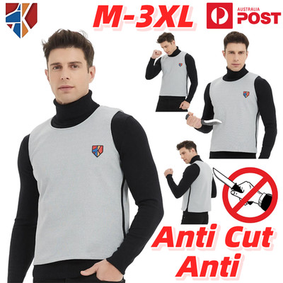 FAITHSHIELD Anti Stab Vest Knife Cut Proof Body Armour Slash Resistant Safety AU