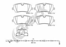 Plaquettes de frein 25720 00 554 00 BRECK pour LAND ROVER DISCOVERY V VAN