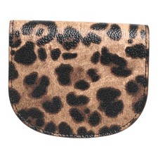 DOLCE & GABBANA Geldbörse Braun Leopardenmuster Kalbsleder Kleine Geldbörse...