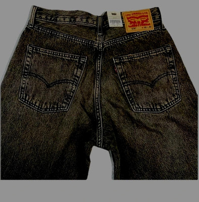 Nwt Levi's 578 Baggy Black Denim Jeans Mens 33 X 30 Y2K Cotton A4750-0029