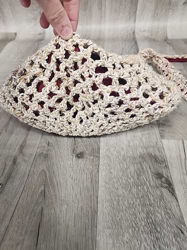 Blue Sky Crossbody Bag Purse Boho Made In Nepal Fair Trade - Beautiful! - Picture 3 of 9