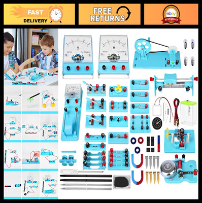 STEM Electricity & Magnetism Science Experiment Kit for Kids - Basic Circuit Lab