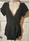Express Black Shorts Romper Size 2 — photo 1