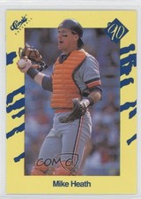 1990 Classic Update Yellow Travel Edition Mike Heath #T40 0b4